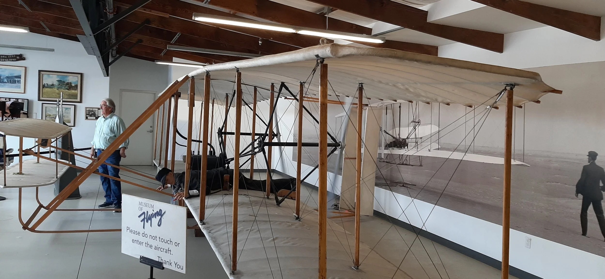 5-Replica of the Wright Brothers first attempt at avaiation.jpeg