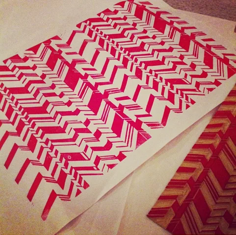 Another example of wrapping paper printing