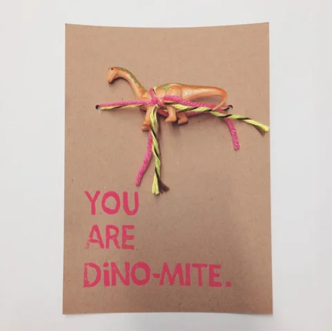 Valentines card I made for friends