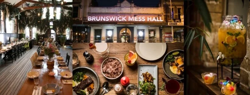 Mostly F’s - Brunswick Mess Hall | Sydney Road, Brunswick  Be blown away by the stunning interior of this converted Masonic Hall in the heart of Brunswick. Bespoke cocktails, spicy and delicious Thai food and friendly service will have all of your guests talking about your event for years to come.