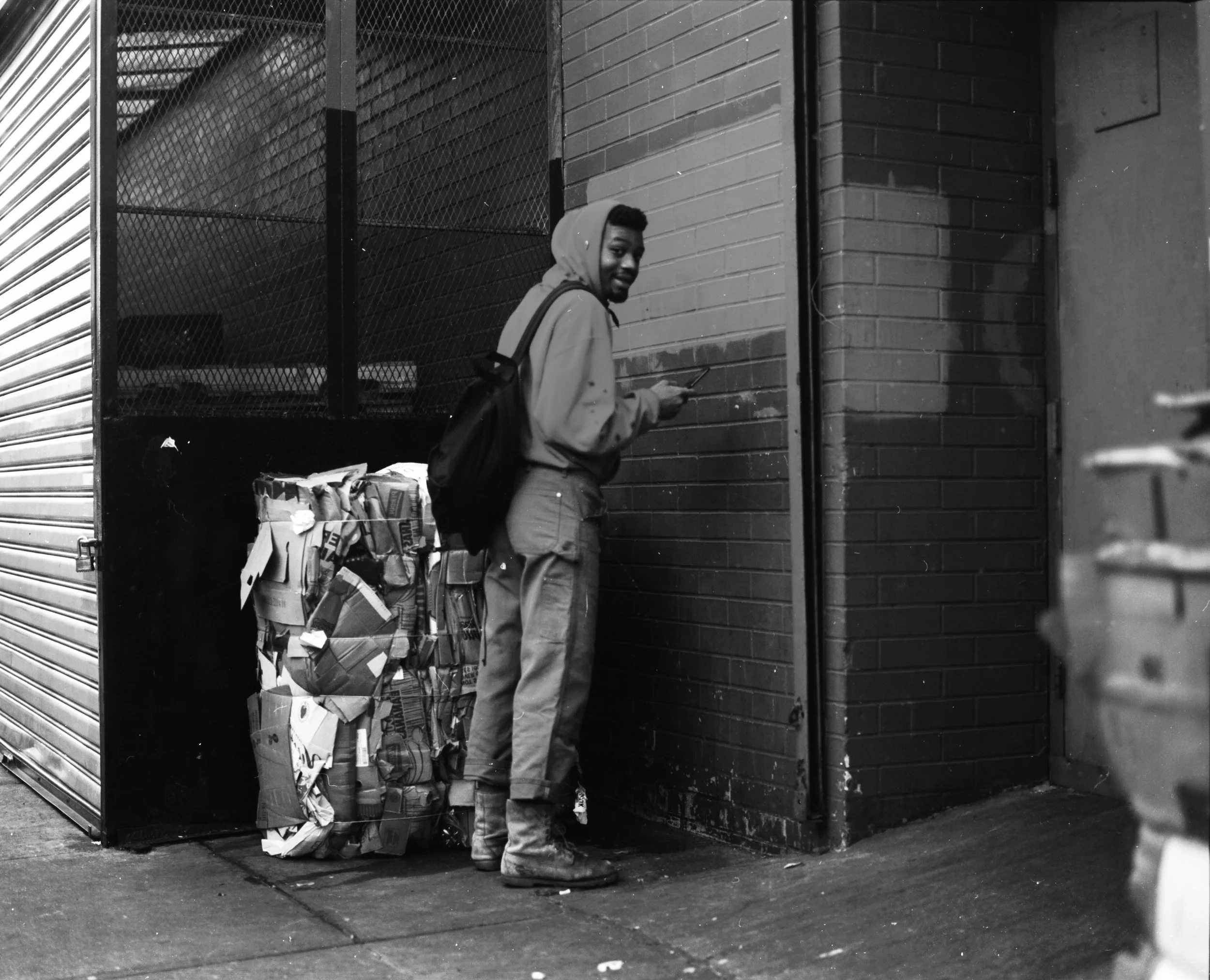 East Village 2016, Rah peeing.