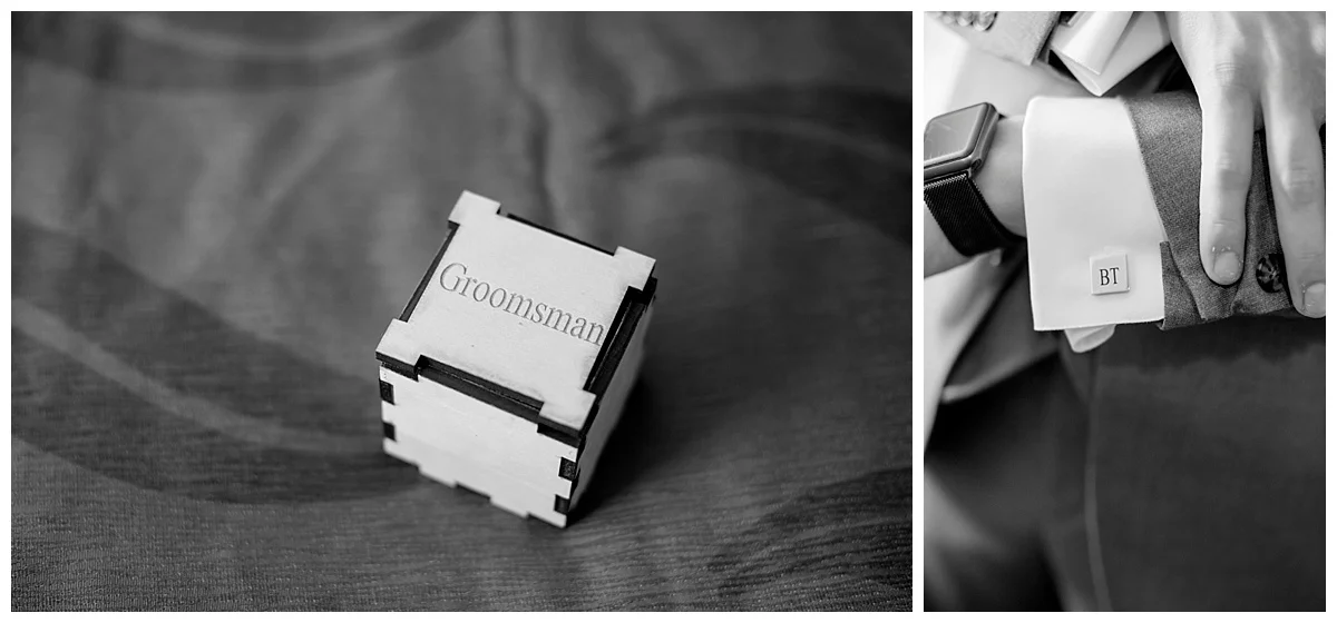 Custom Cufflinks | Minnesota Wedding Photographer | Bethany Melvin Photography