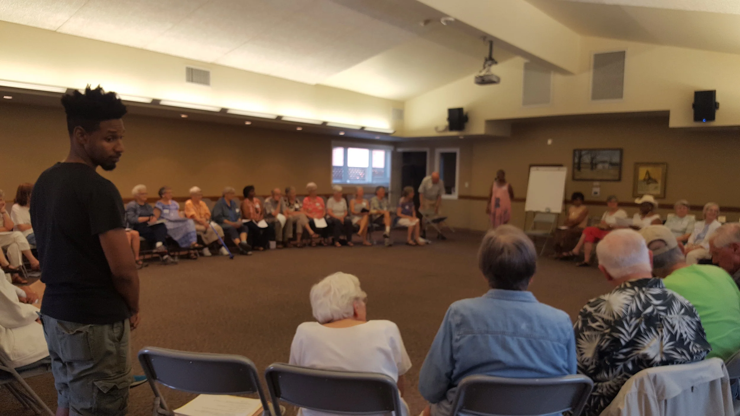 Large group segment of Living Room Dialogue