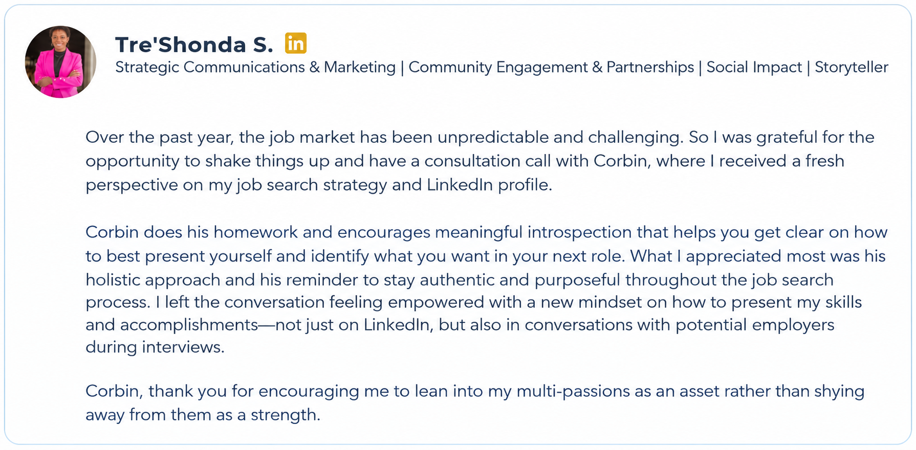 Professional LinkedIn Testimonial Card.png