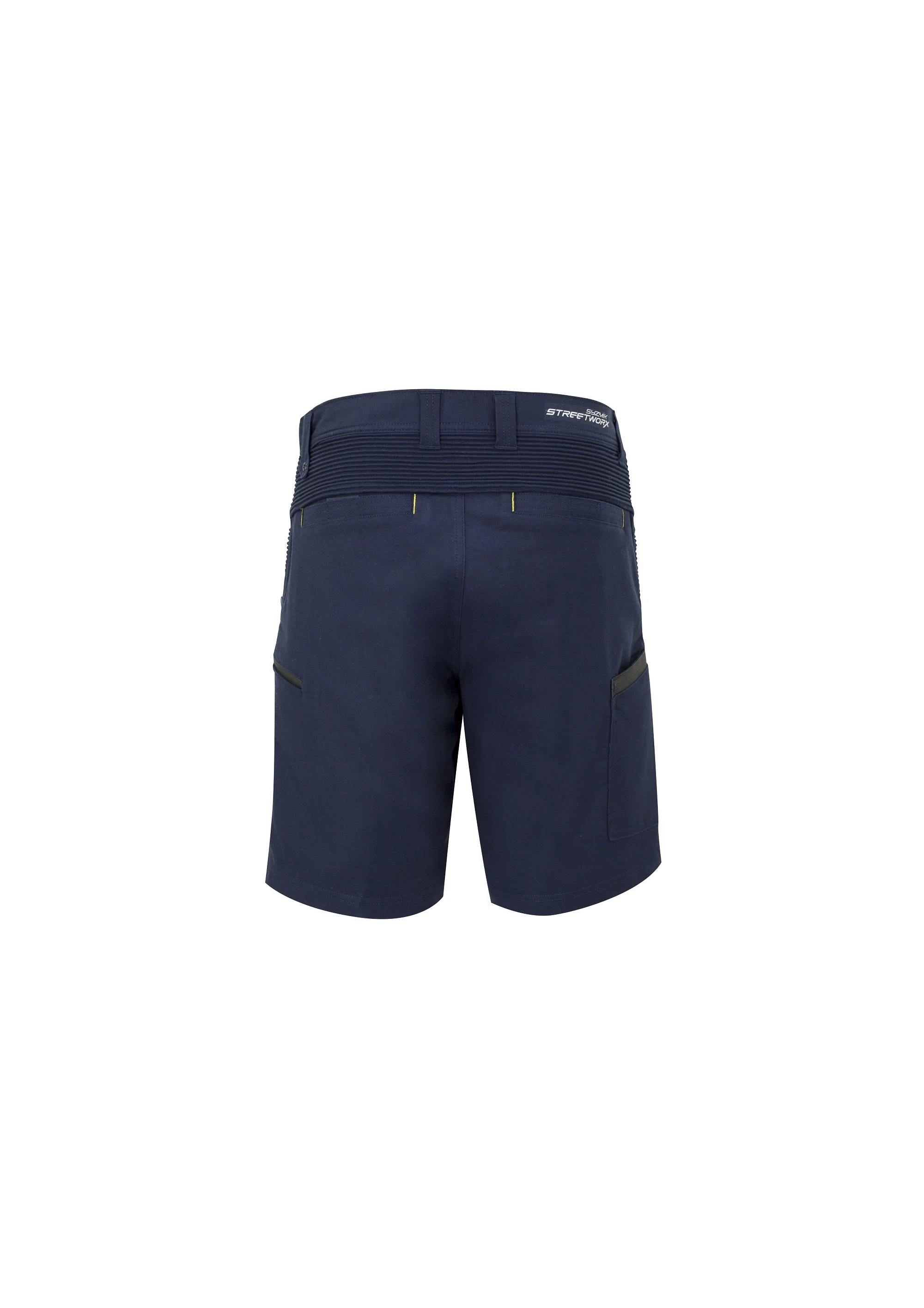 Buy workwear - Men's Streetworx Stretch Short by Syzmik blue back