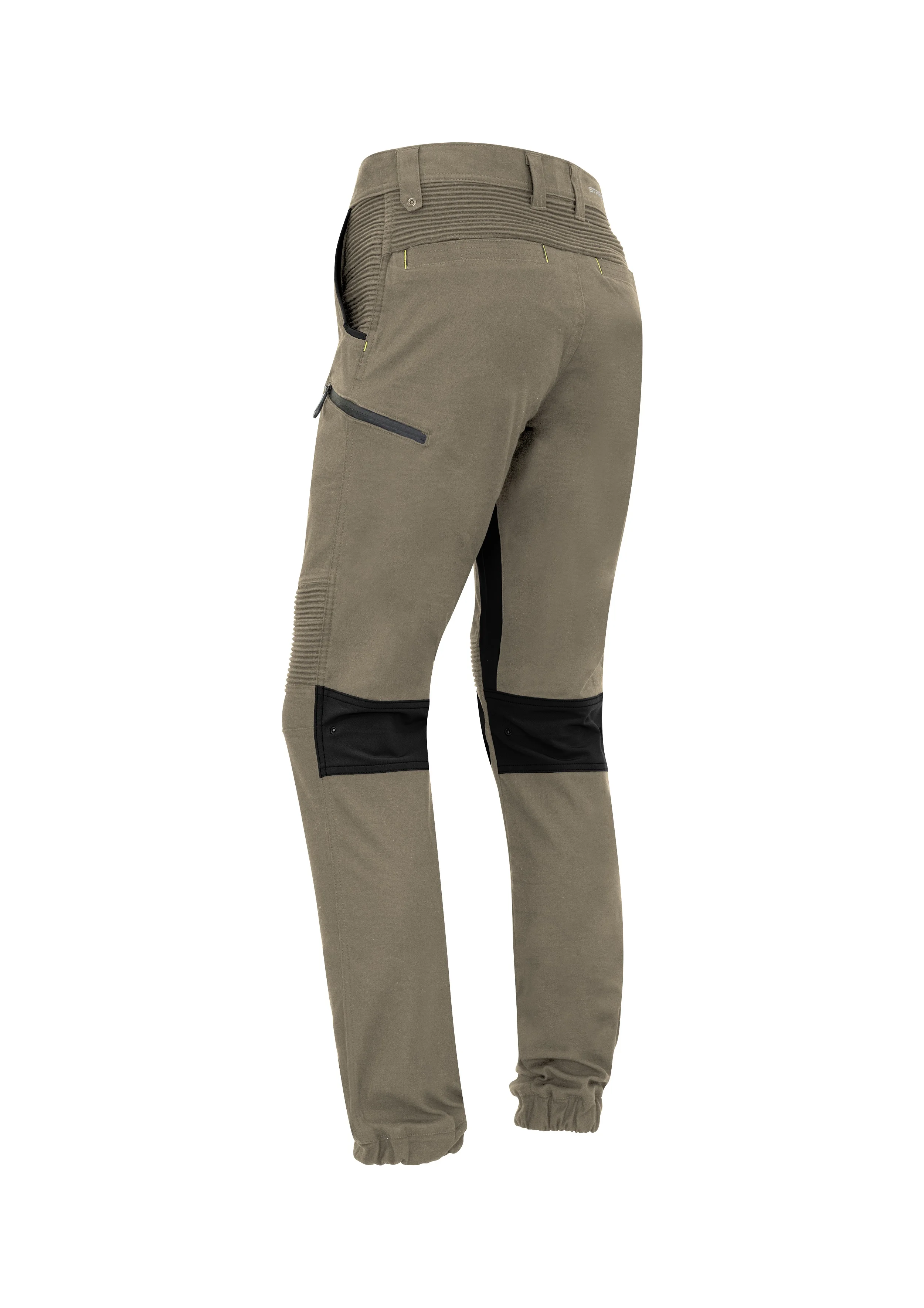 Buy workwear - Men's Syzmik Streetworx Stretch Pant khaki pictured from left