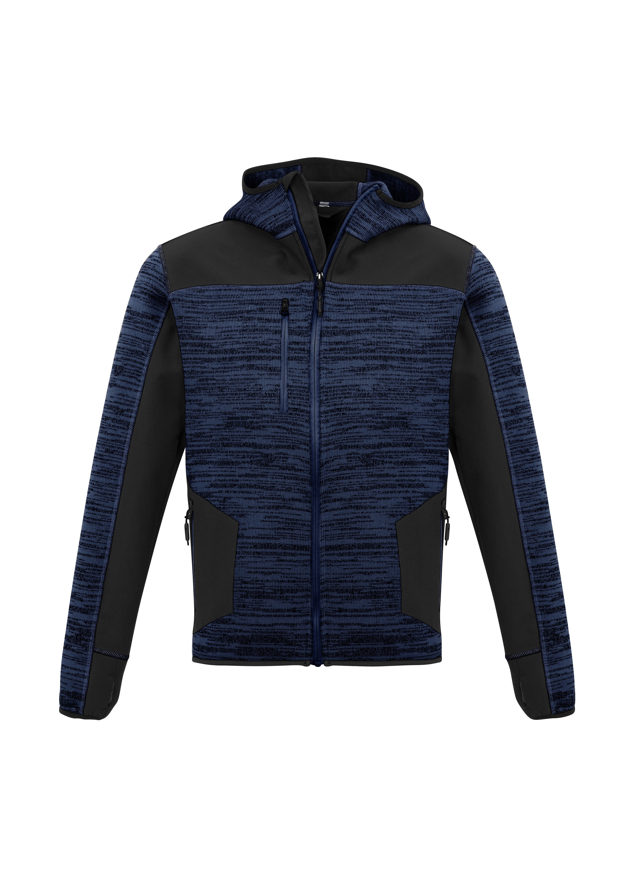 Buy workwear - Syzmik Unisex Streetworx Reinforced Knit Hoodie navy/black