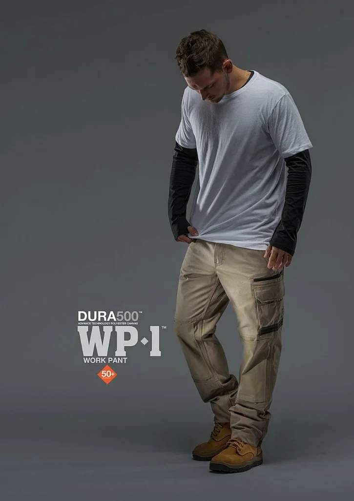 FXD WP-1 Work Pant   Features:  - FX01136001 - REGULAR FIT - 8.2oz/280gsm Pre-Shrunk 100% Cotton - DURATECH - REINFORCED POCKETS - STRETCH BACK YOKE AND KNEE PANELS - DURATECH REINFORCED HEELS - DOUBLE LAYER INTERNAL POCKET BAGS - DURATECH KNEE PAD POCKETS - MULTIPLE UTILITY POCKETS - YKK NYLON ZIP FLY - STRESS POINTS BAR-TACKS - TRIPLE NEEDLE STITCHING