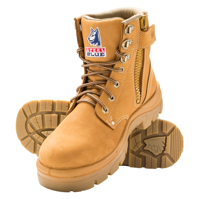 We have a range of Steel Blue boots in store including the Argyle Zip-sided boot (pictured).