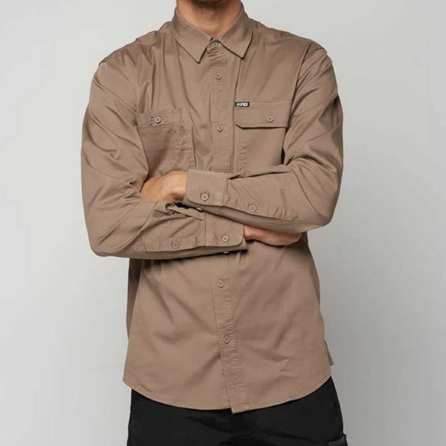 FXD workwear LSH-1 long sleeve work shirt model2