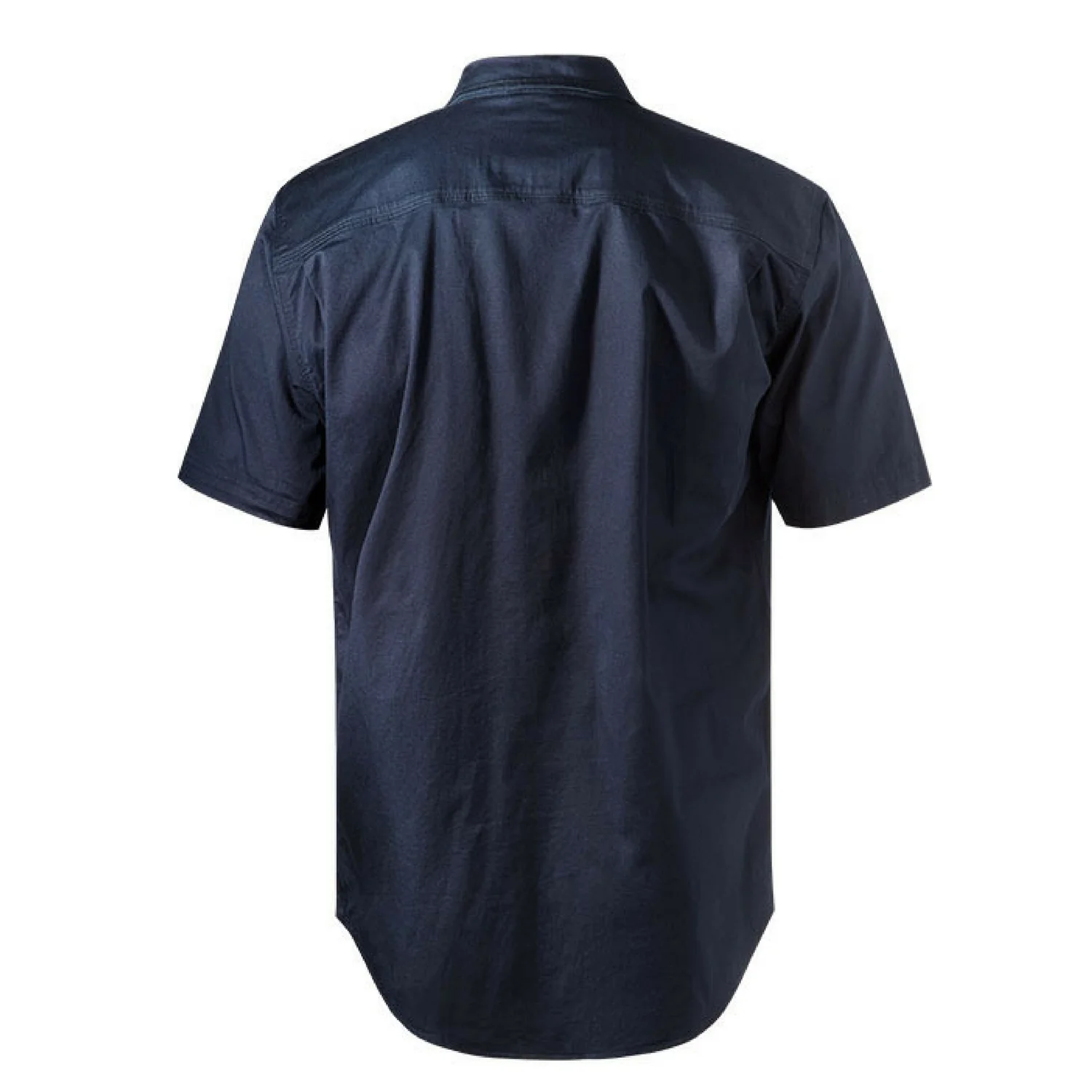 FXD workwear SSH-1 short sleeve work shirt navy back