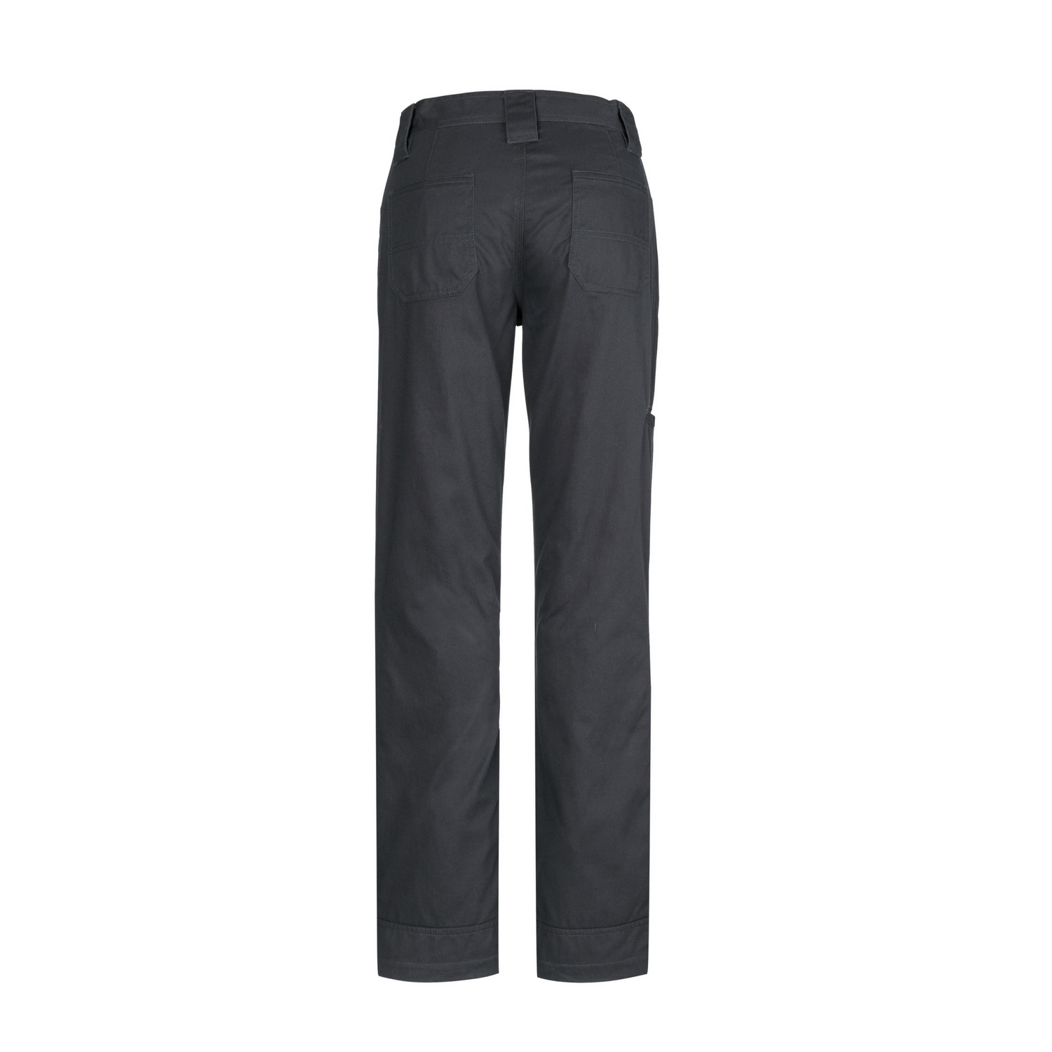 Syzmik women's plain utility pant charcoal back