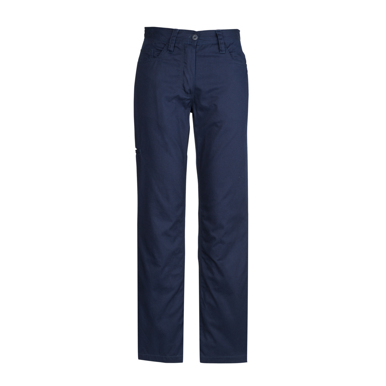 Syzmik women's plain utility pant navy front