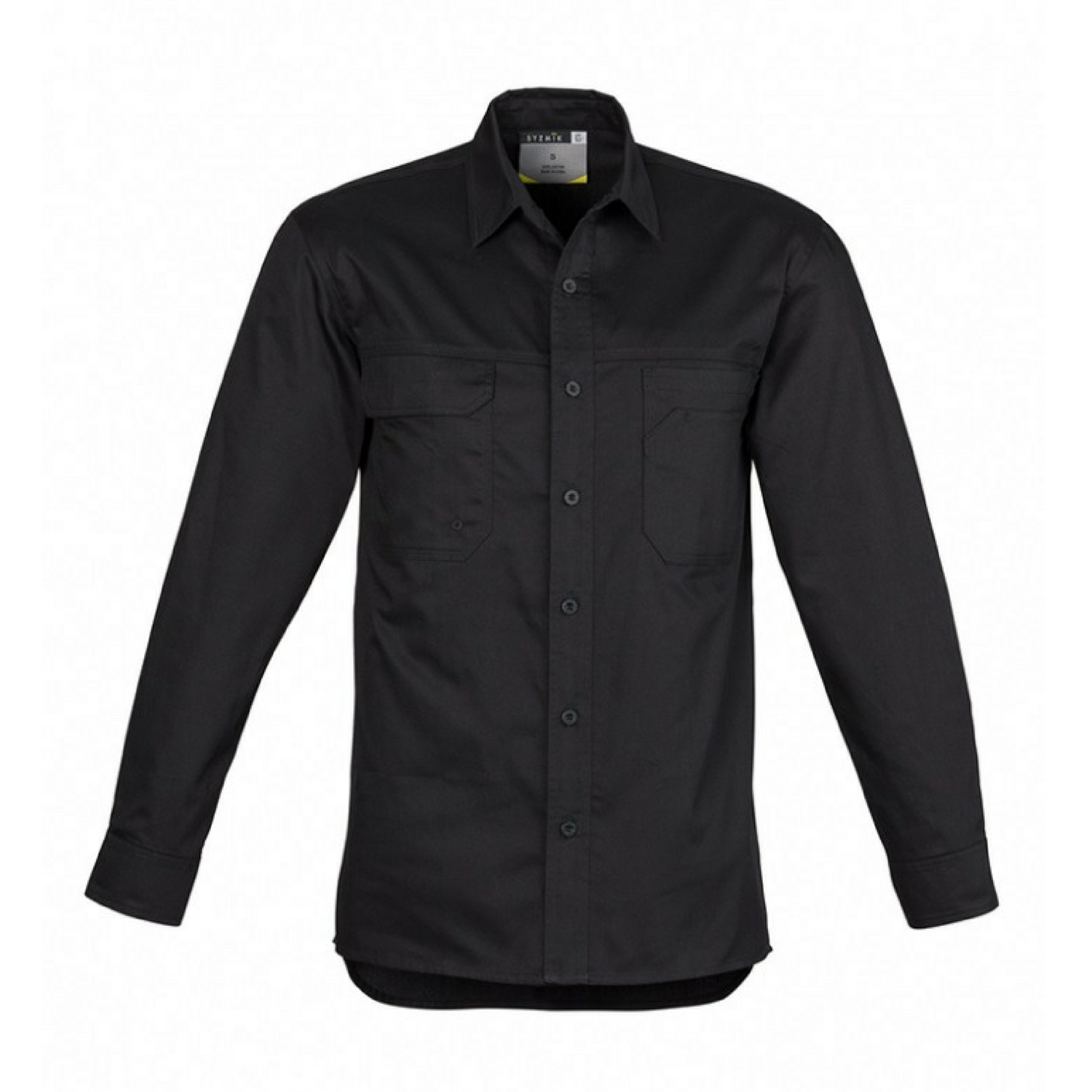 Syzmik Workwear - Tradie light weight long sleeve shirt black