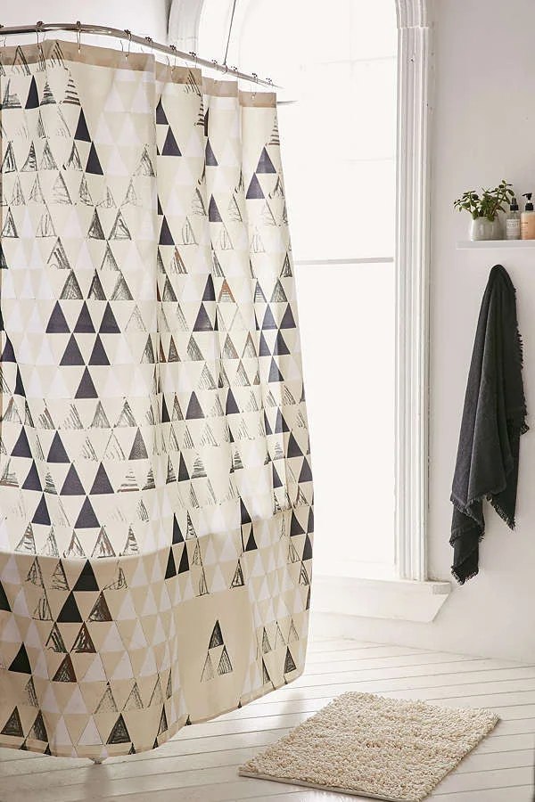 Triangle Shower Curtain