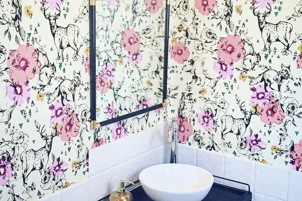 "Woodland Folk" available through Spoonflower