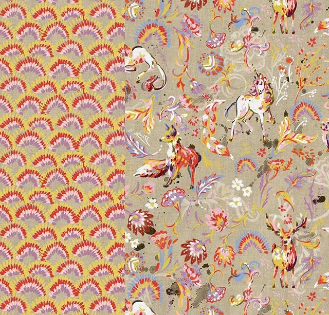 Twinning on this Sunday afternoon &mdash;&mdash;&mdash;&mdash;&mdash;&mdash;-
#patternstate #printandpattern #surfacedesign #geometric #floral #fabricdesign #textiledesign #handdrawn