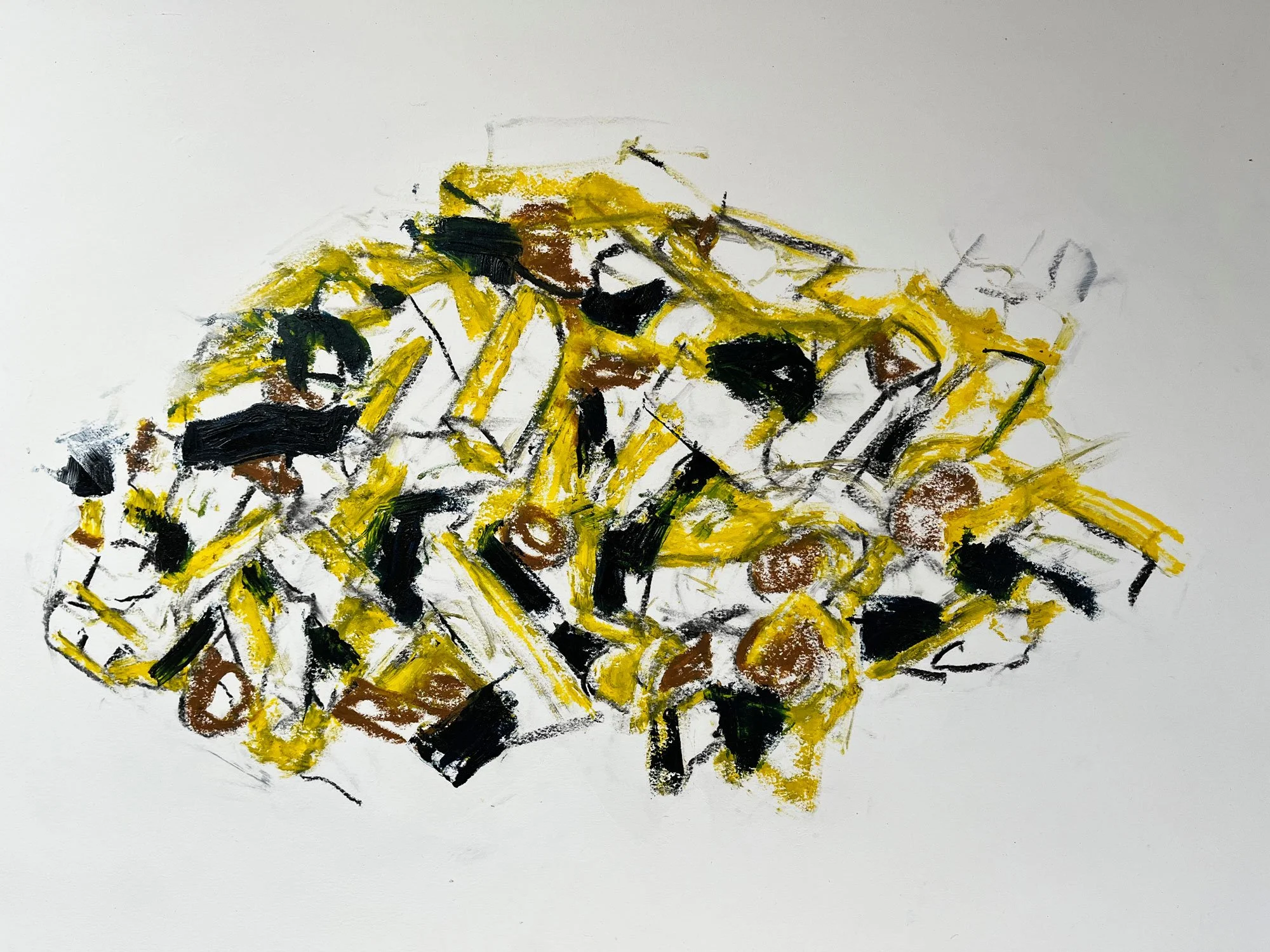 Fall, mixed media art work by Thomas Joseph.