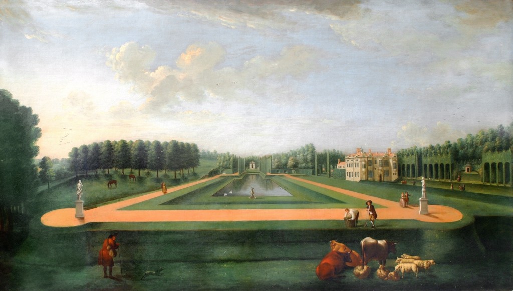 Home lawns were often only owned by societal elite until the Industrial Revolution. Thomas Lee ca. 1738