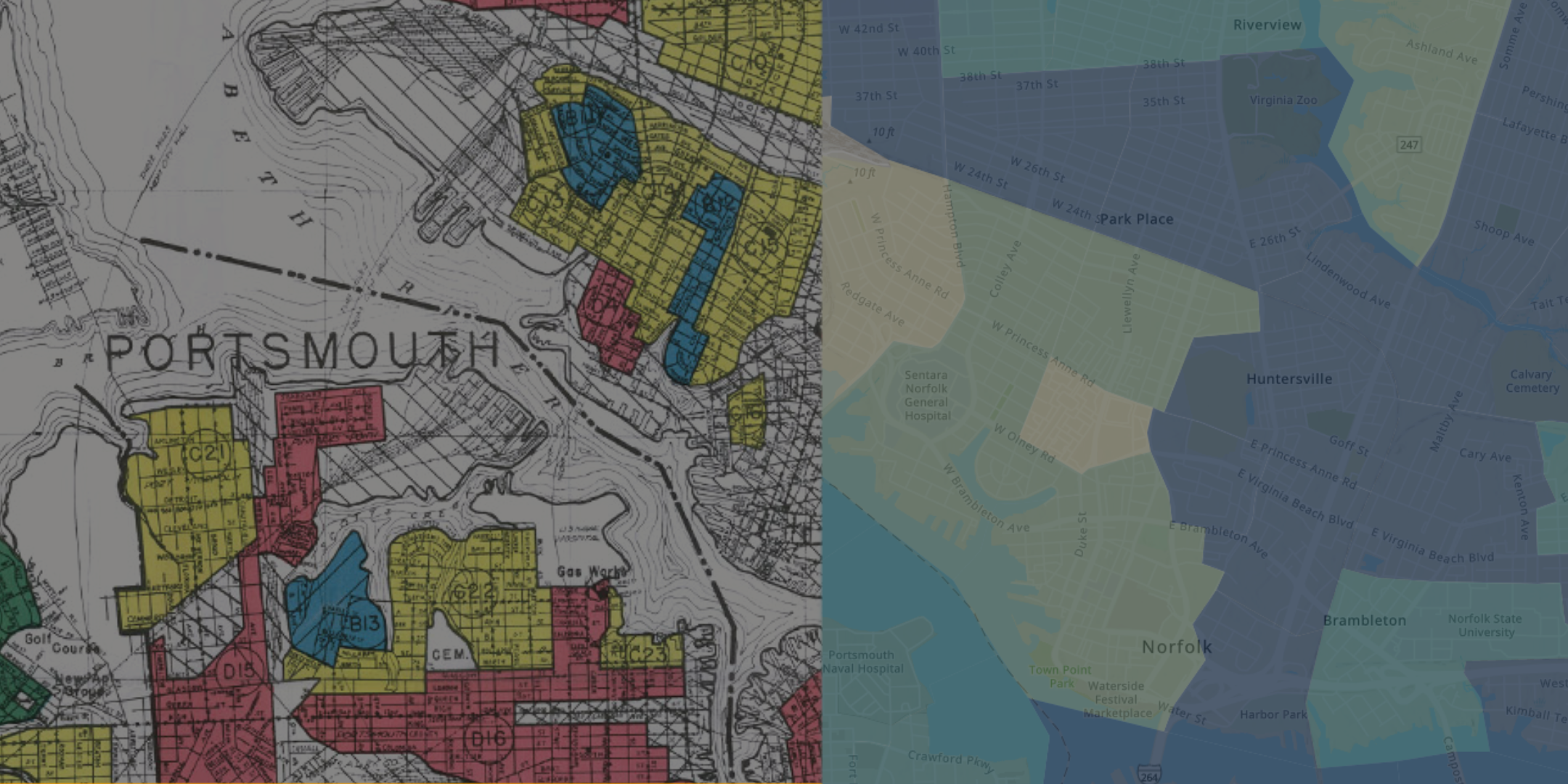Redlining Health Comparing Norfolk Redlining And Vulnerability Maps The Urban Renewal Center