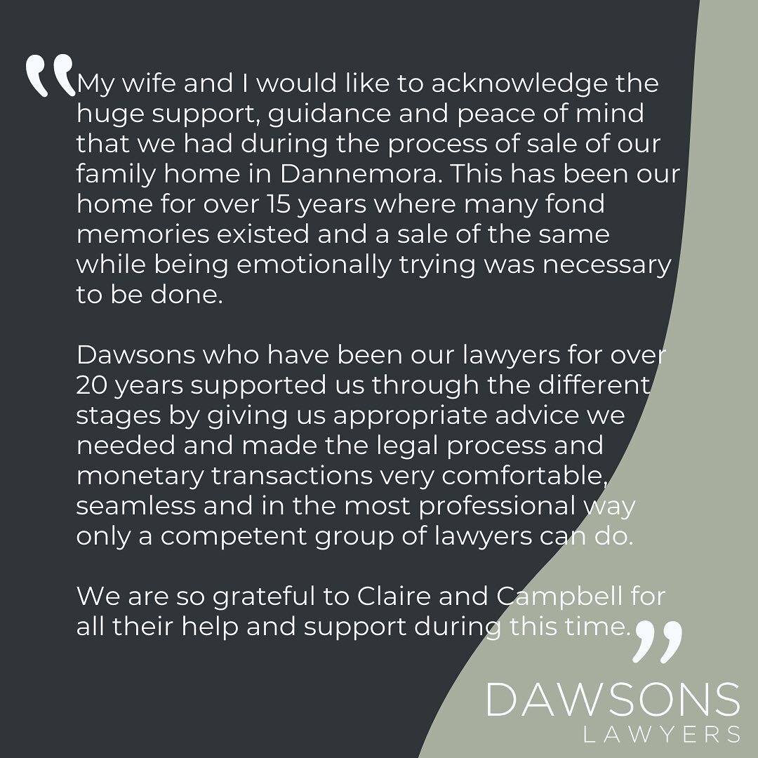 Our clients were selling their treasured family home and were naturally stressed out about such a big life change. We walked them through the sale process one step at a time so they felt supported and calm. Our lawyers don&rsquo;t take a cookie cutte