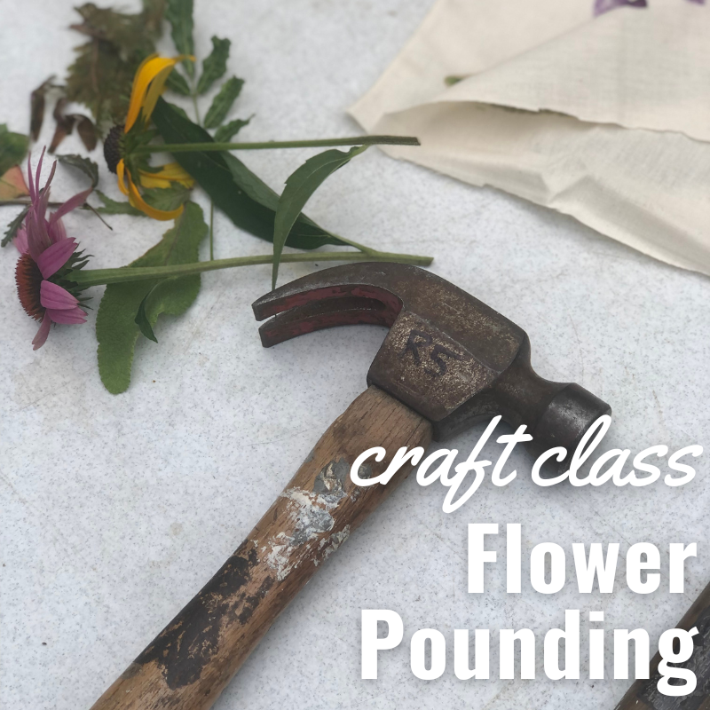 Art Class - Flower Pounding