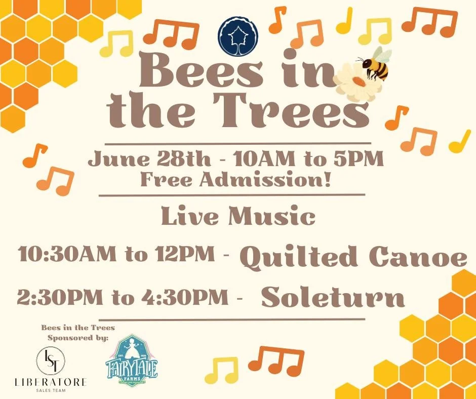 Bees in Trees at Blueberry Treehouse