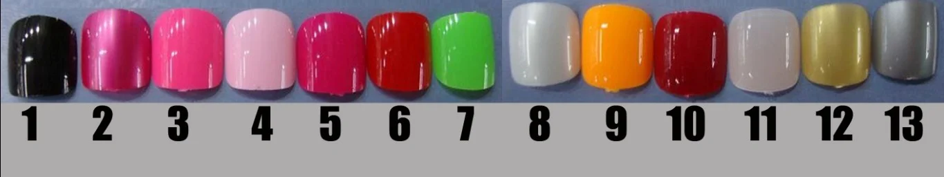 Nail color selection