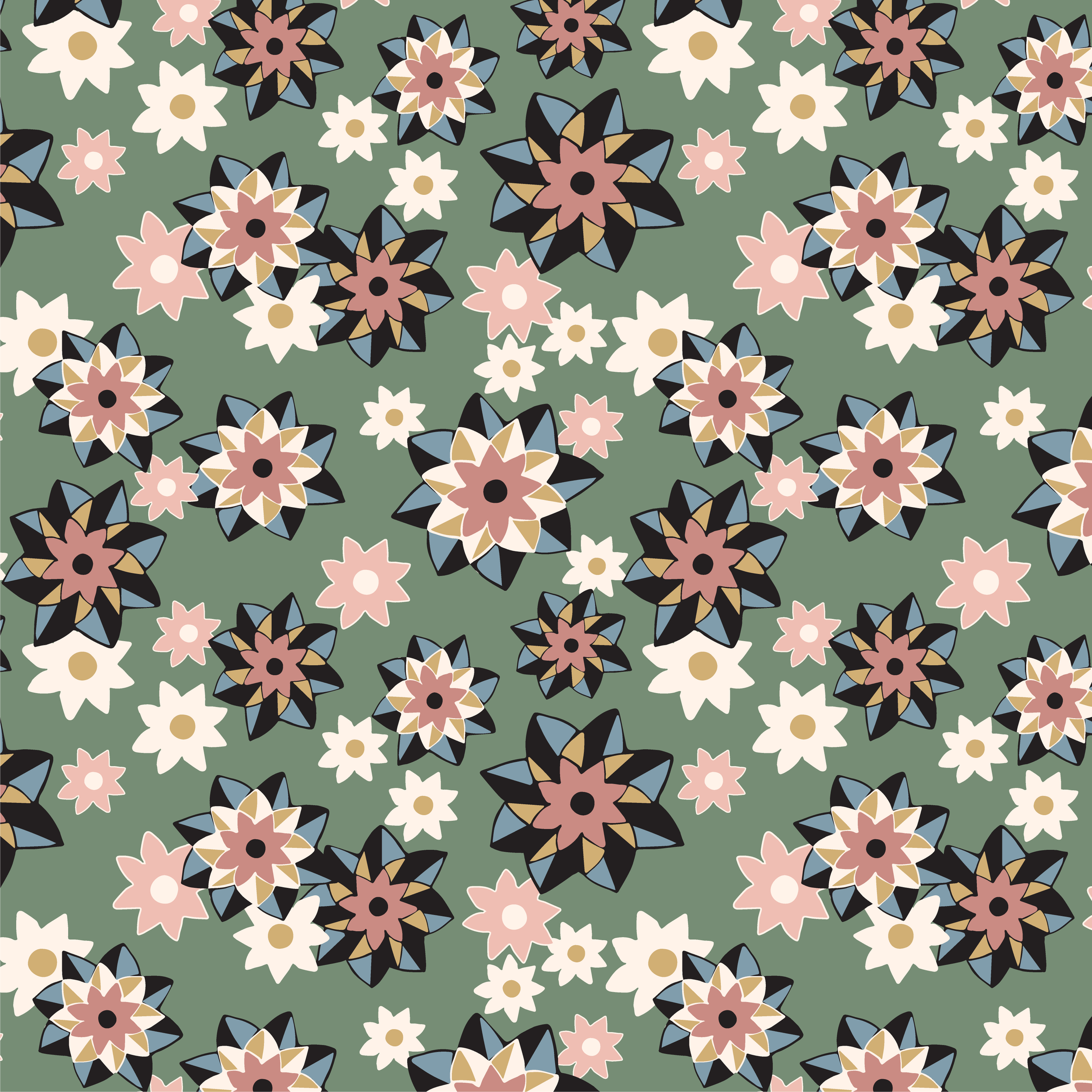 Heirloom Prairie Patterns - Colorway 1_Green Hex.png