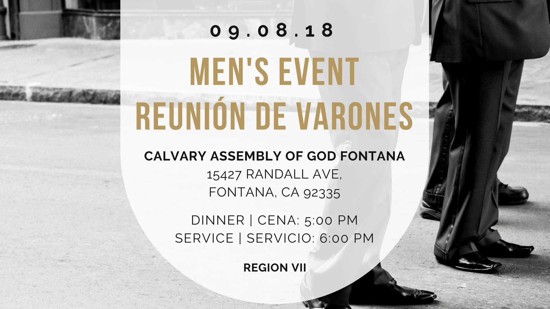 Reunión De Varones // Men's Event