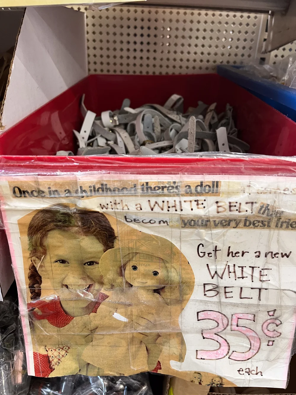 Want to buy a white belt? Here are several. Buy them.