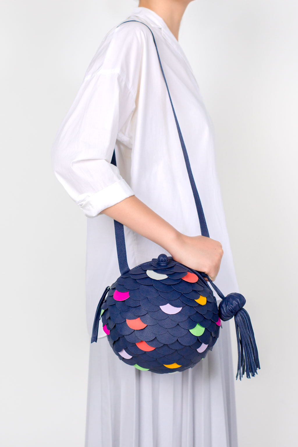 Furball Small Leather Bag