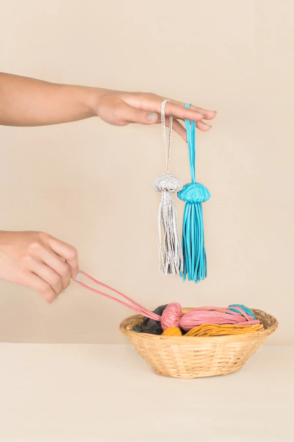 Jellyfish Leather Tassel