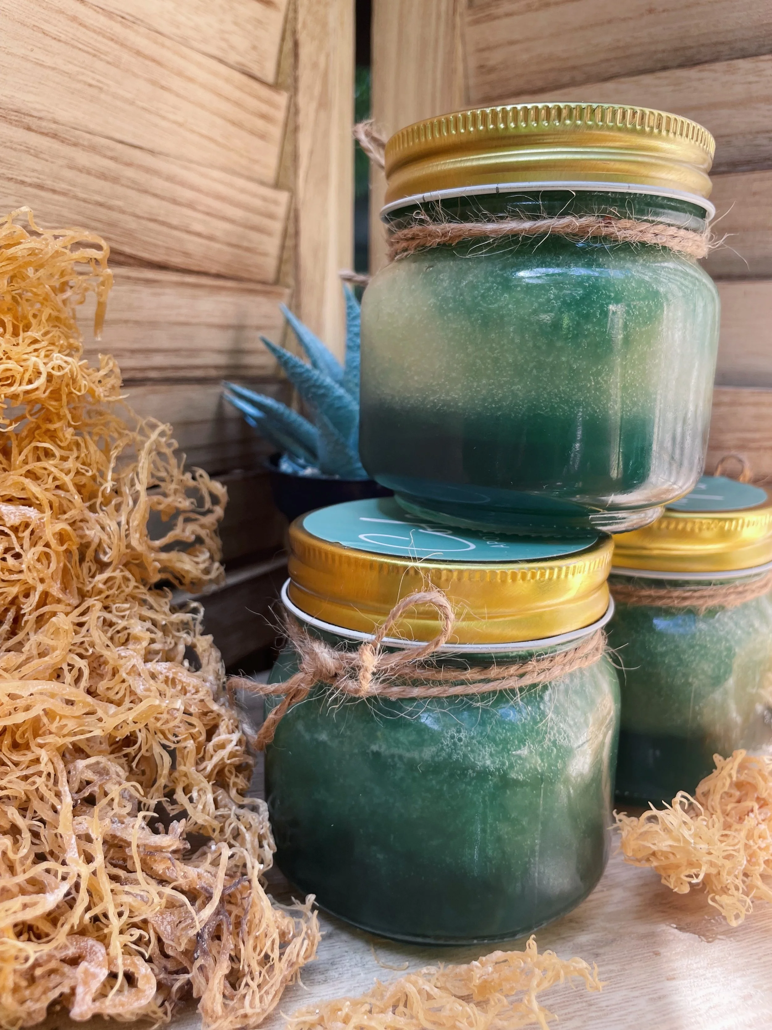 8oz Tidal Wave Sea Moss Gel  (Spirulina, Agave and Bee Pollen)
