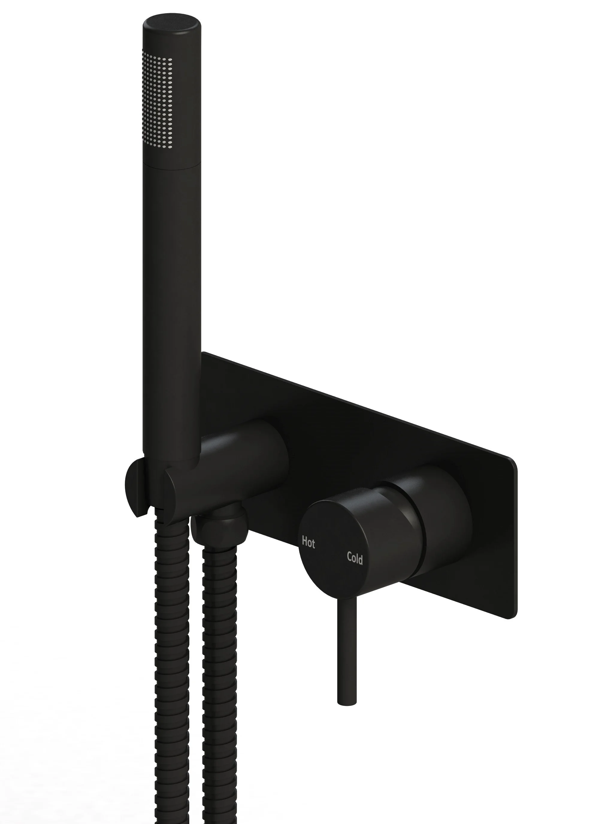 MTX Black Shower Mixer Set
