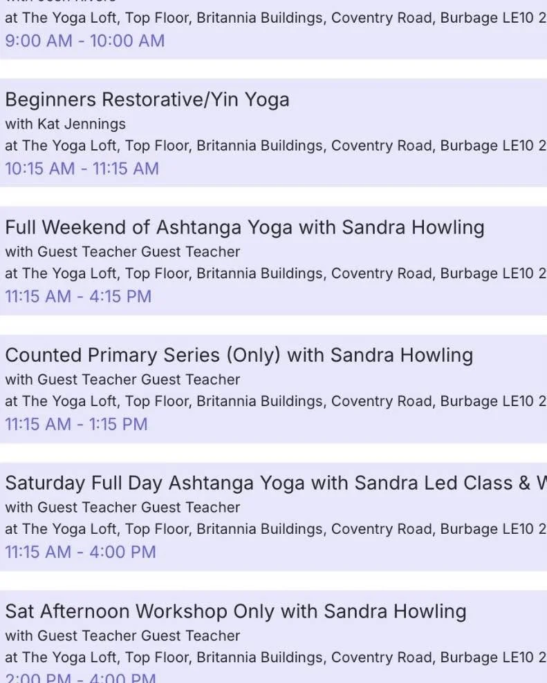 Yoga Loft is a PLACE TO BE THIS SATURDAY&hellip;.Do not miss out!

Classes - Vinyasa Flow ,Restorative yoga , Ashtanga yoga, classes and workshop , Relaxing Sounds Bath&hellip;.

Join us and our fabulous guest teachers&hellip;.. Book - https://momenc