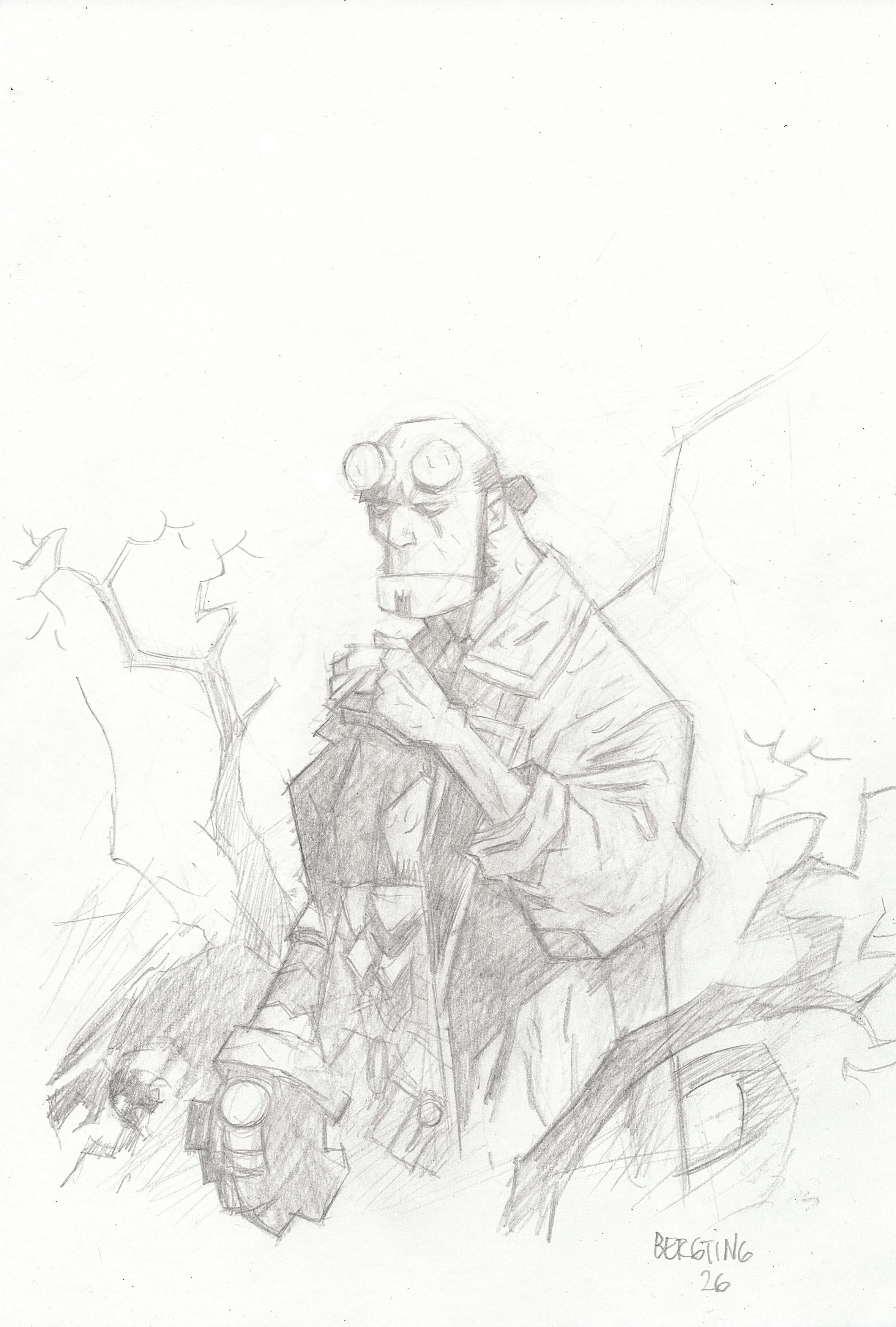 Hellboy Sketch