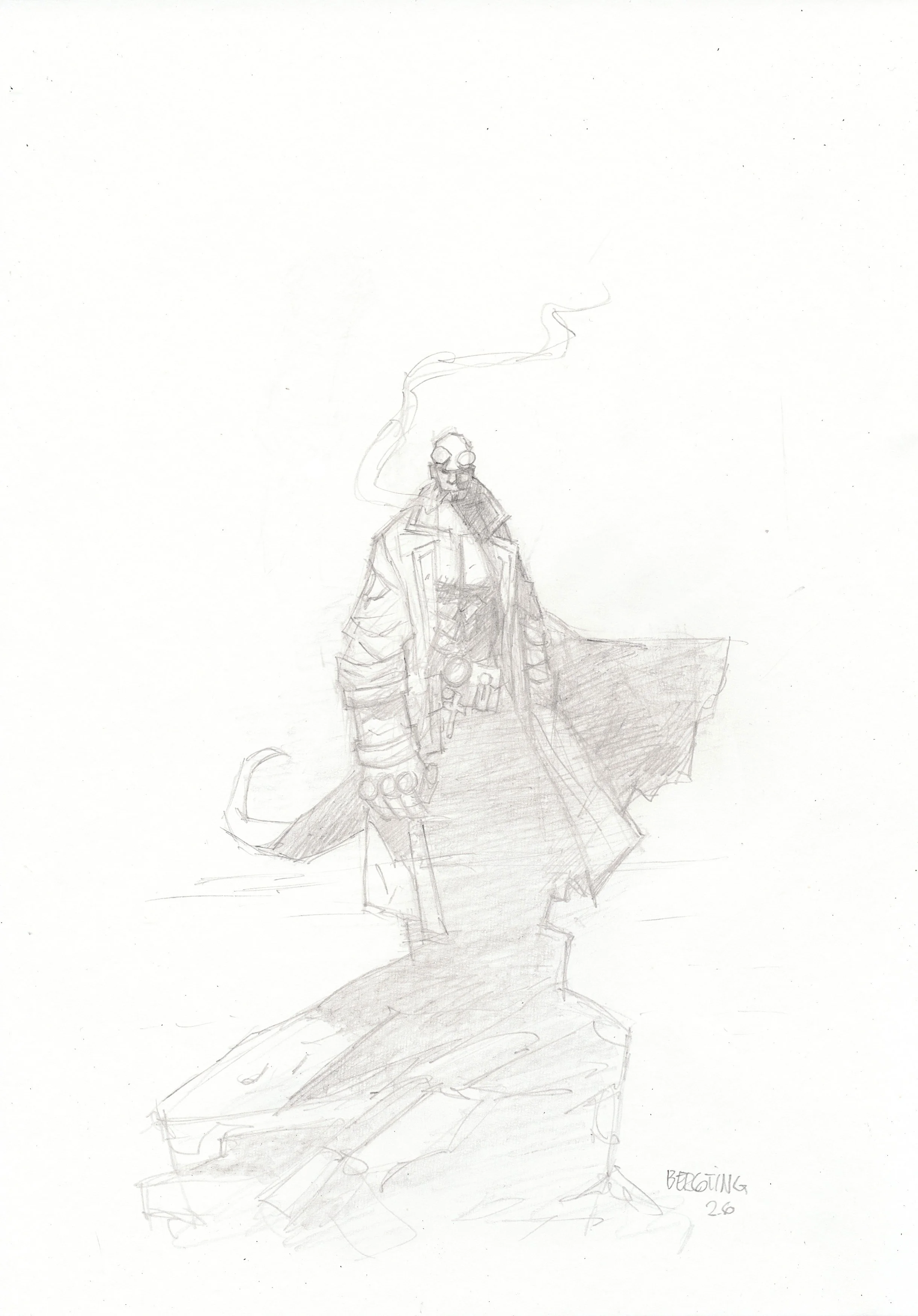 Hellboy Sketch
