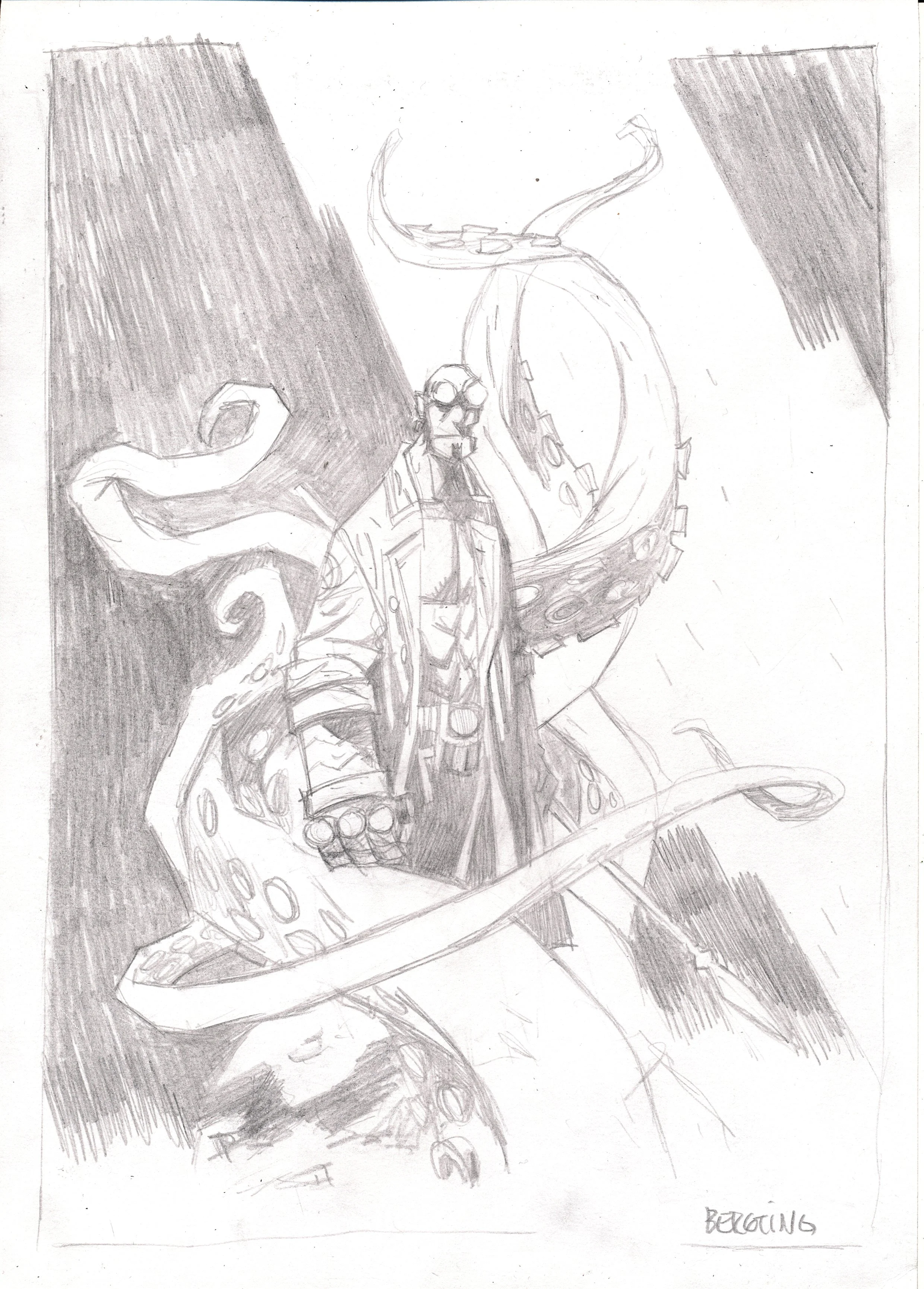Hellboy Sketch