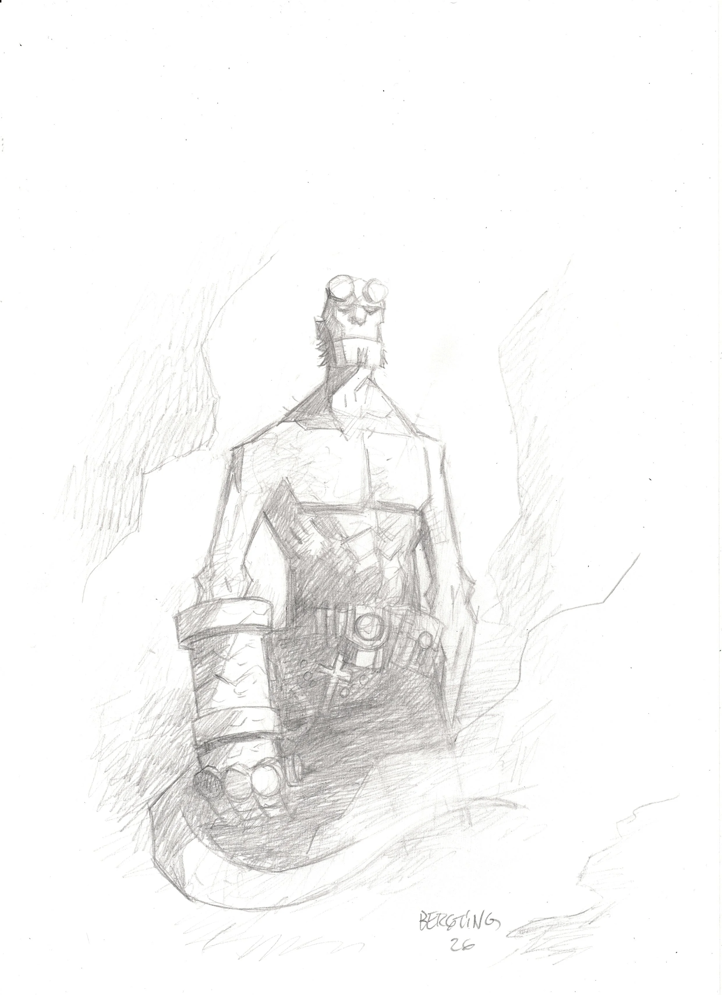 Hellboy Sketch