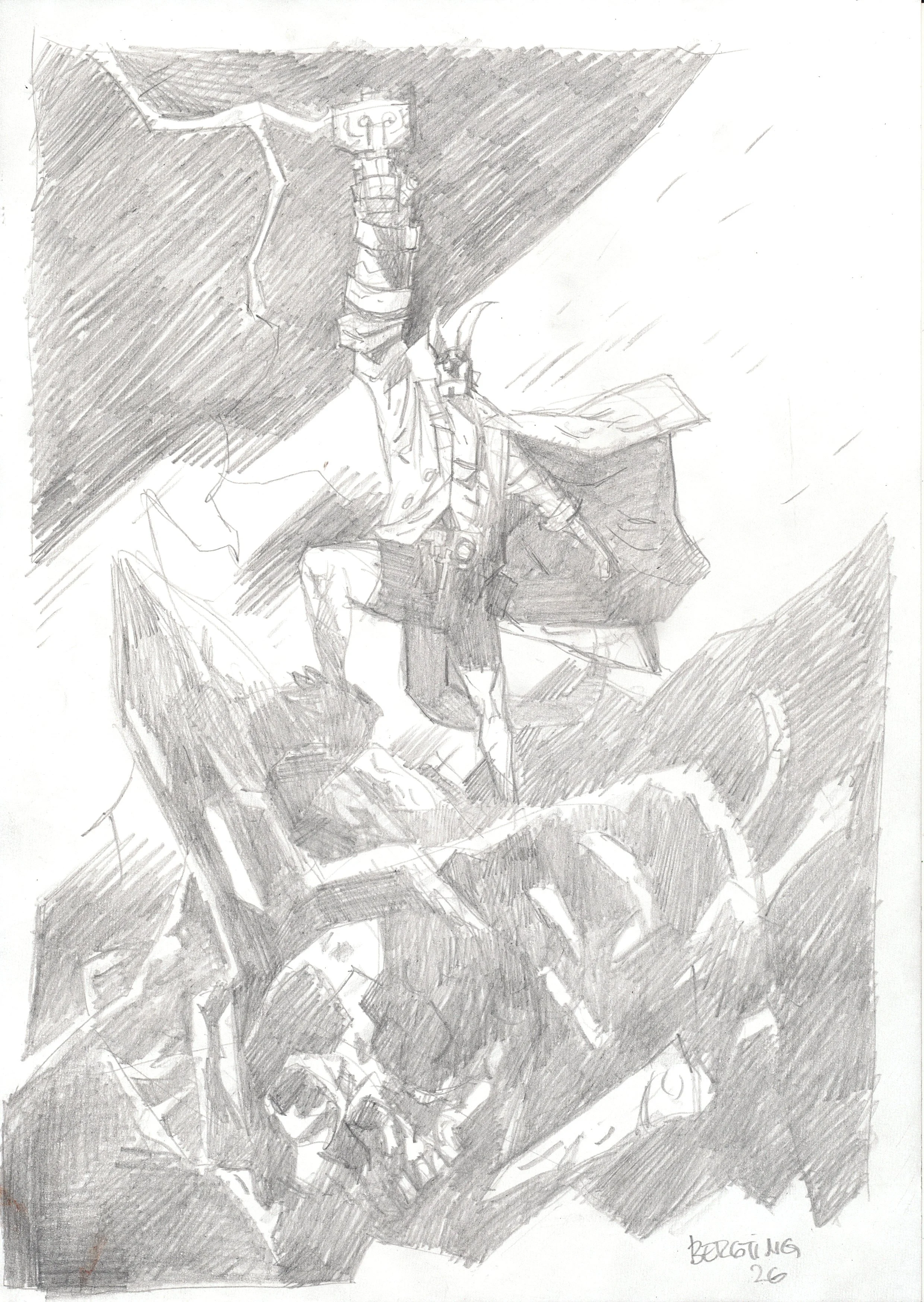 Hellboy Sketch