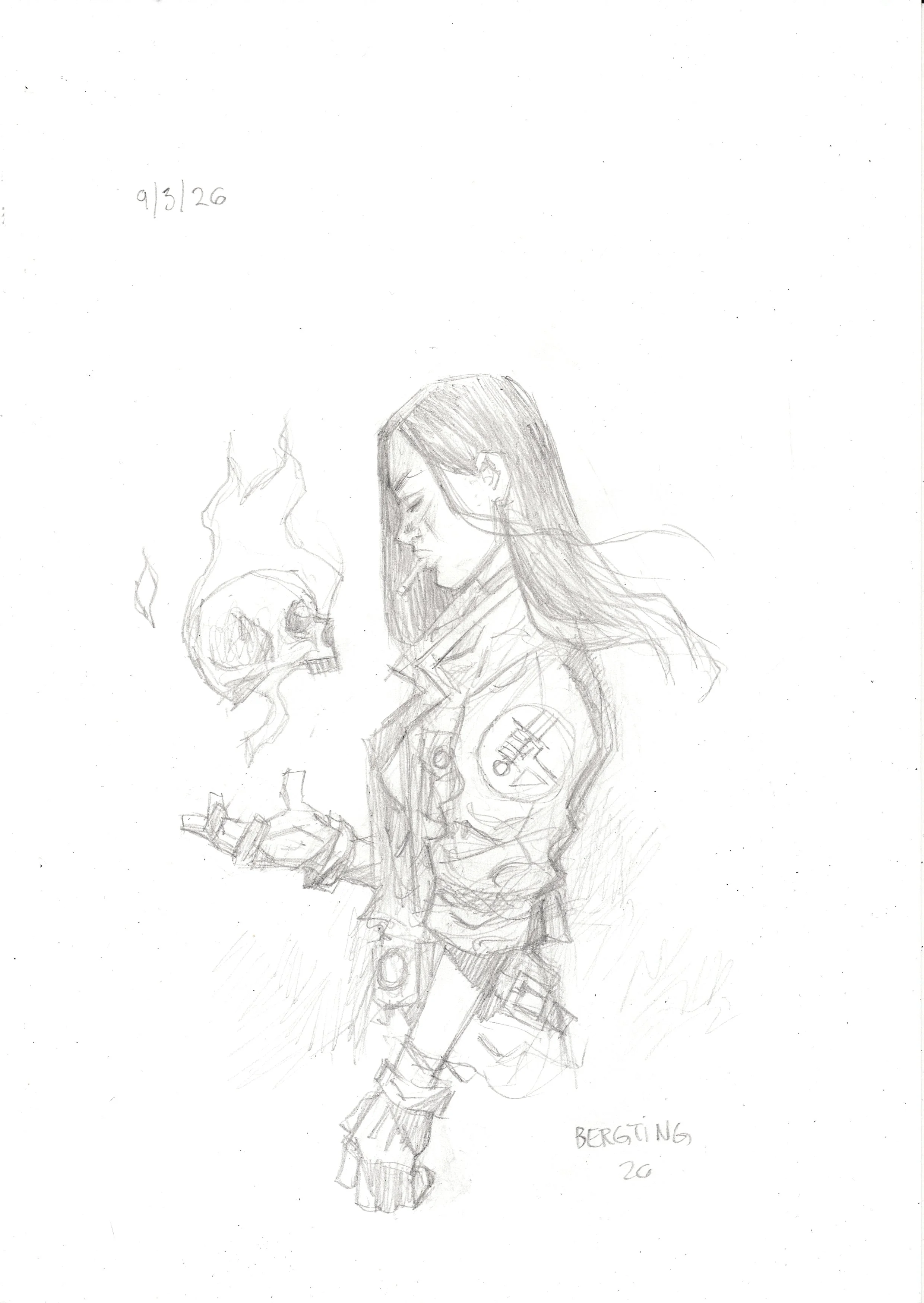 Liz Sherman Sketch
