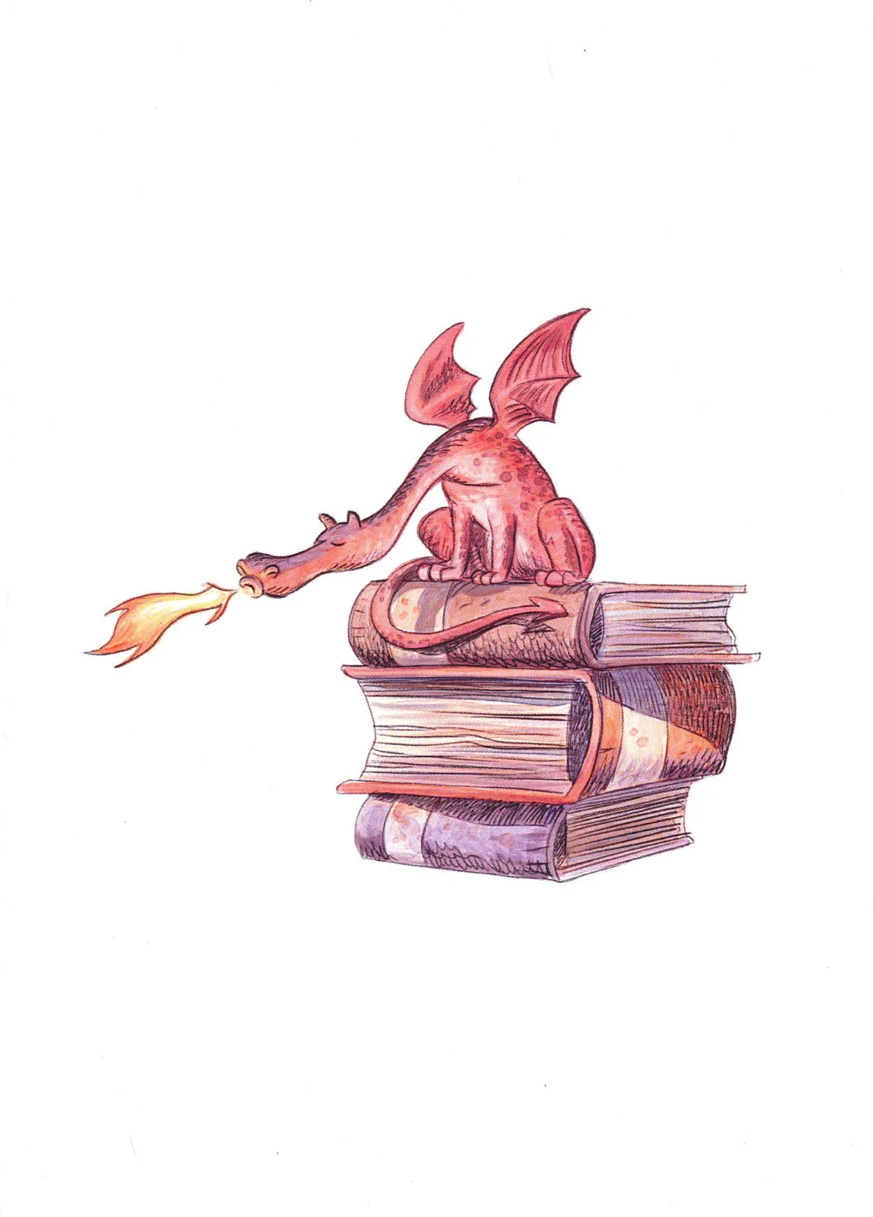 Mini Dragon Postcard