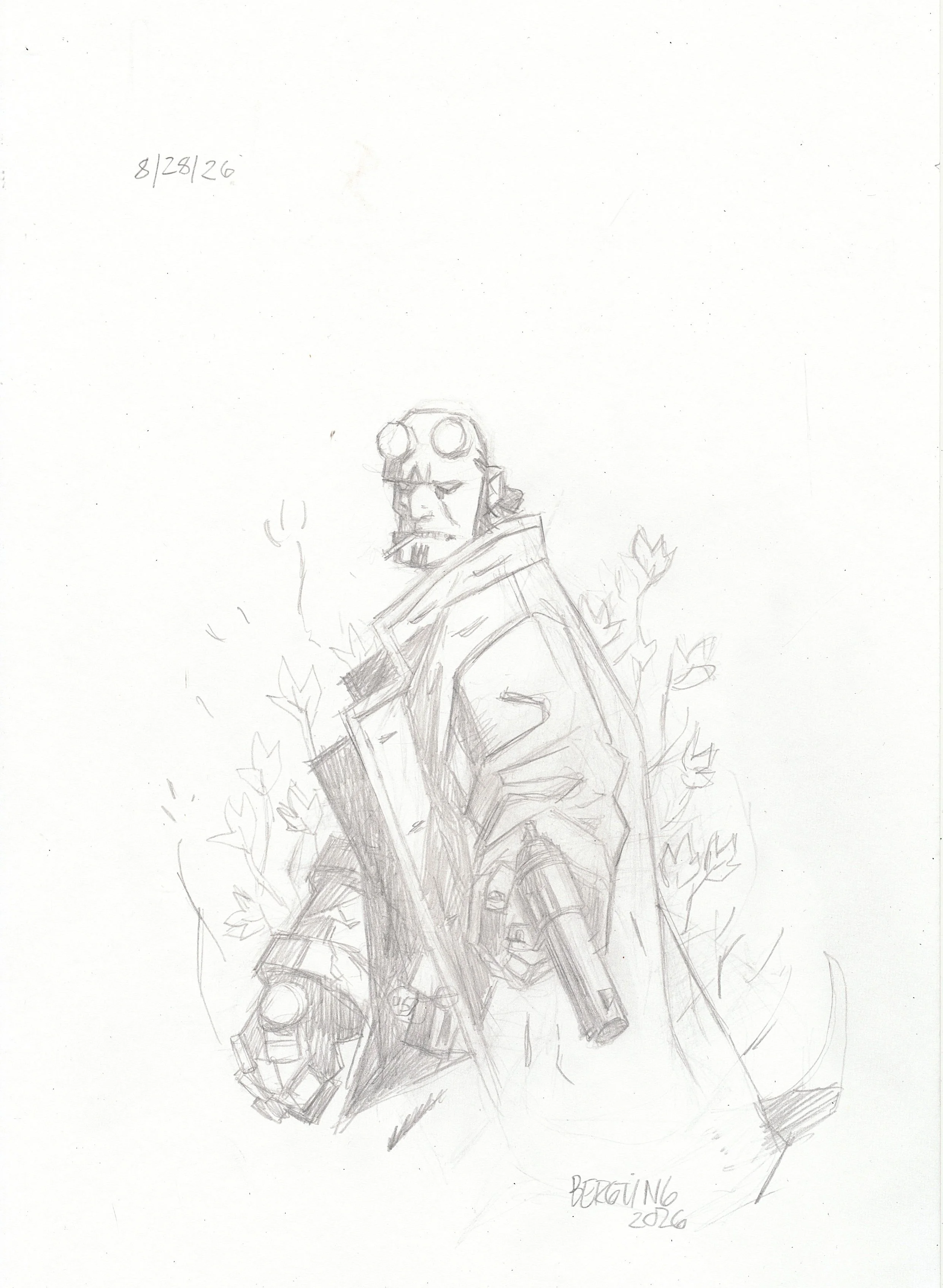 Hellboy Sketch