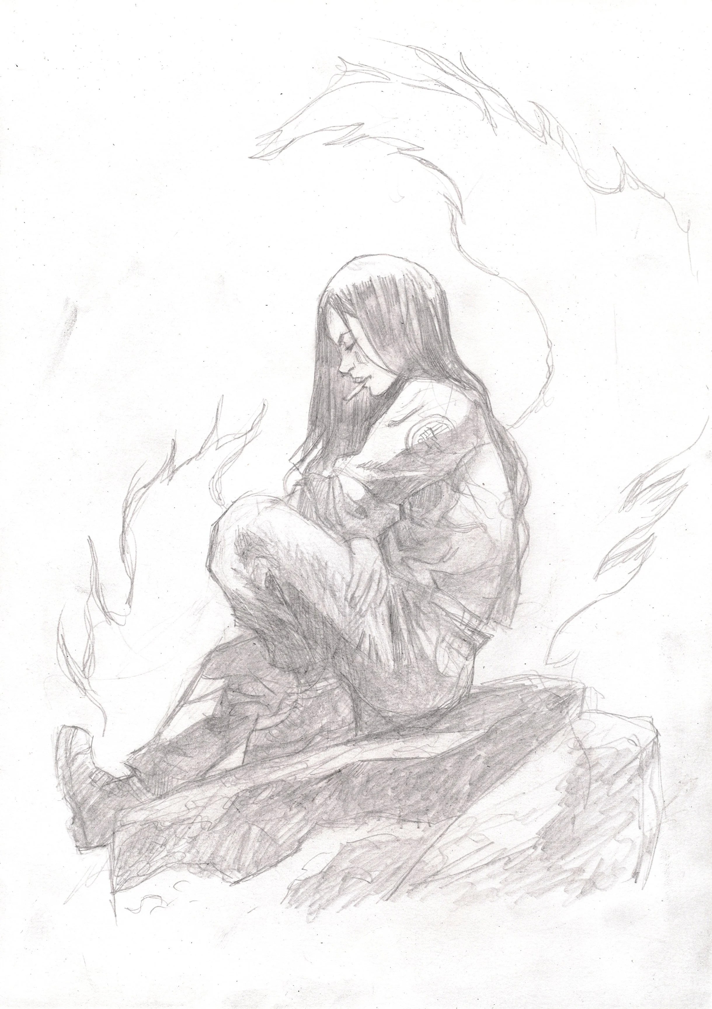 Liz Sherman sketch