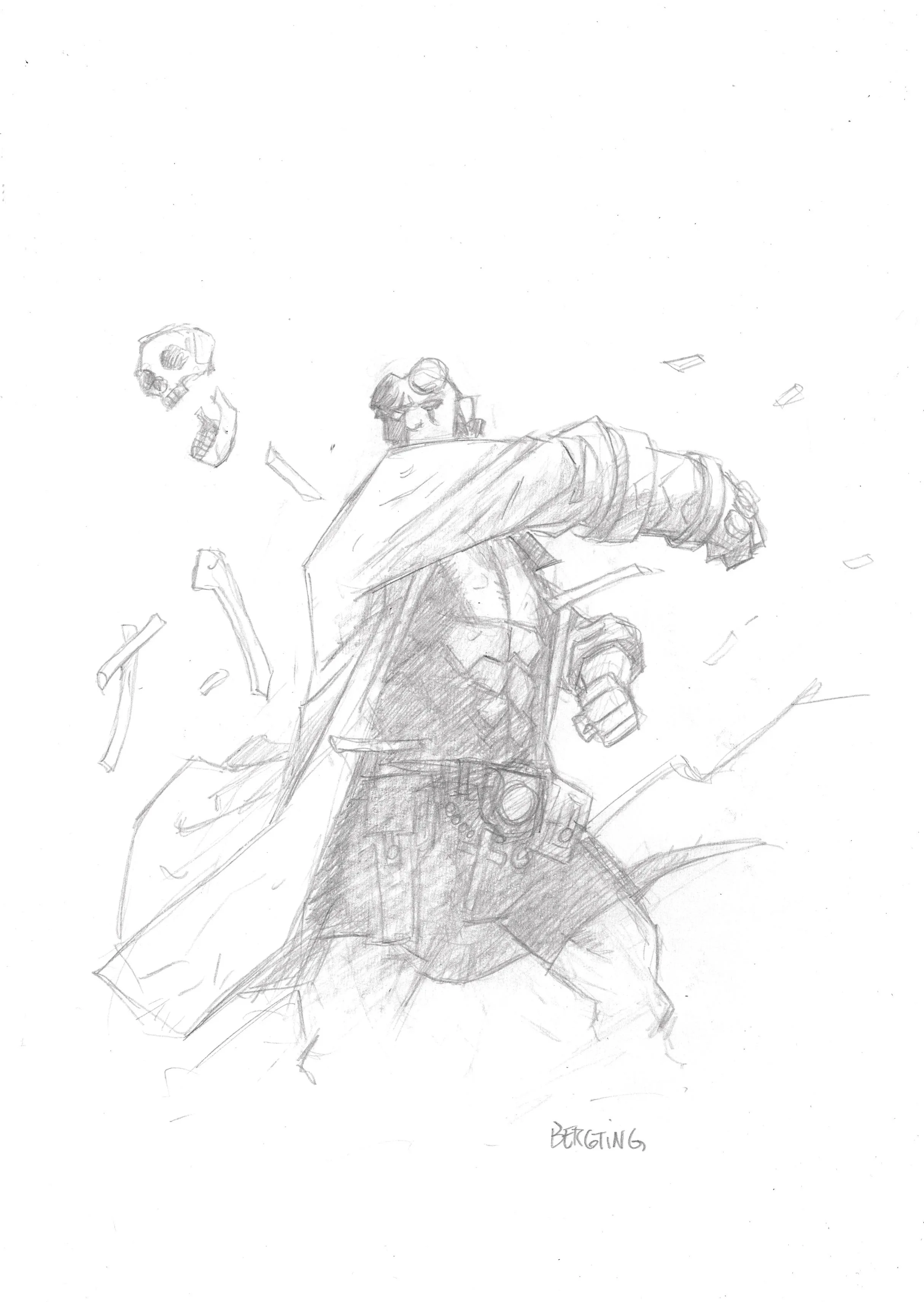 Hellboy Sketch
