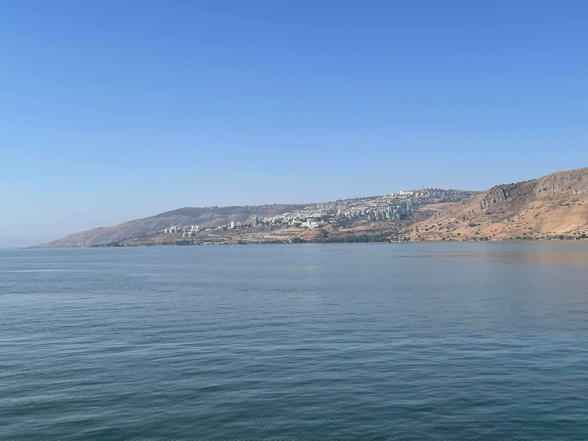  Tiberias from the Sea of Galilee. 