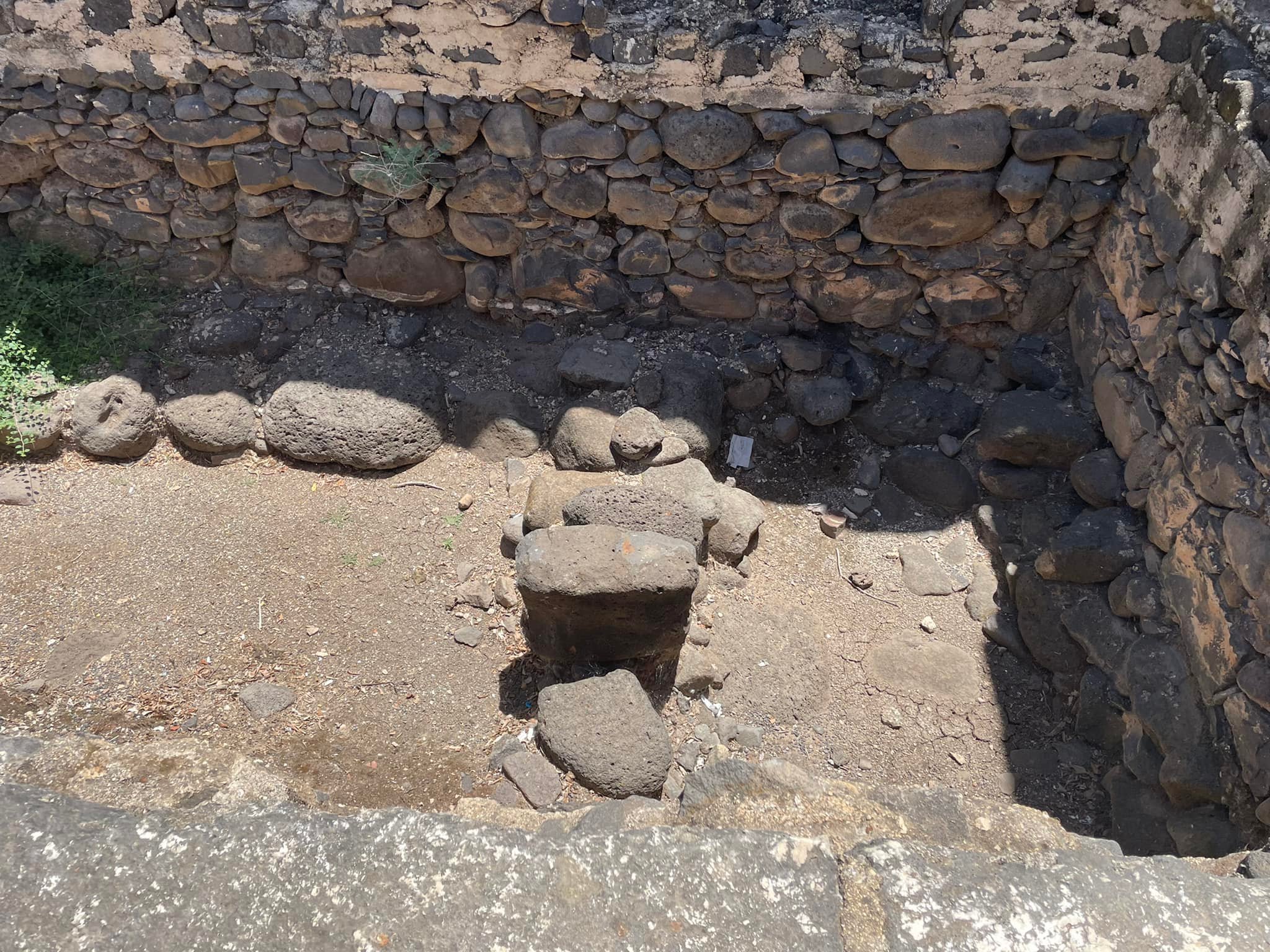  The 1st century synagogue it was built over. 