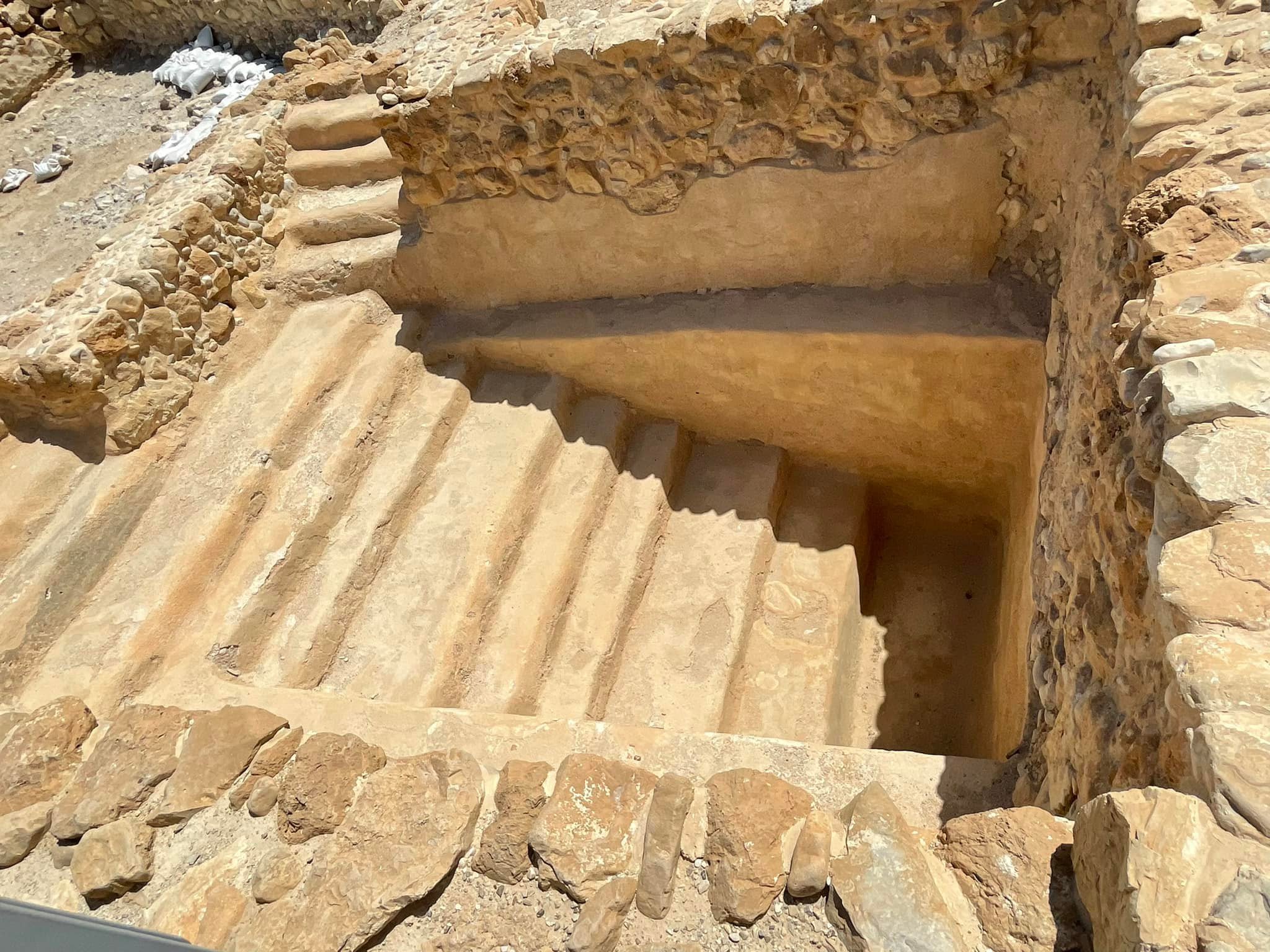  Although there is no known connection between them, like John the Baptist this community practiced ritual washing with one set of steps into the cleansing pool, and another set to exit. 