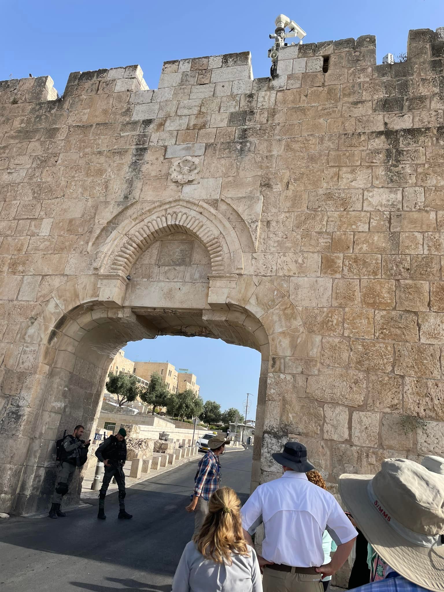  The west entrance into the Temple Mount 